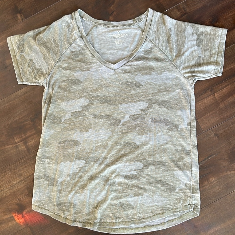 Camo V-Neck